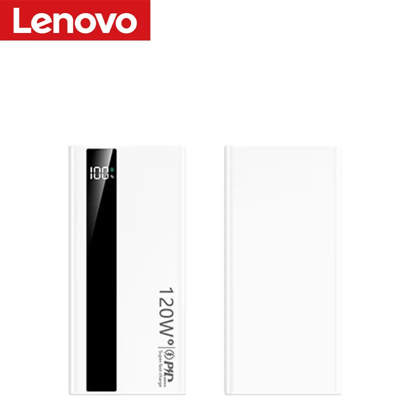 Lenovo 120W 500000mAh Fast Charging Portable Power Bank - 20