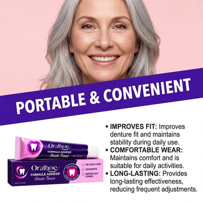 Silicone Denture Reline Cushion - Comfort Stabilizing Pad for Dentures
