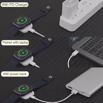 Magnetic Wireless Fast Charger for Apple Watch Series 1-9 & Ultra