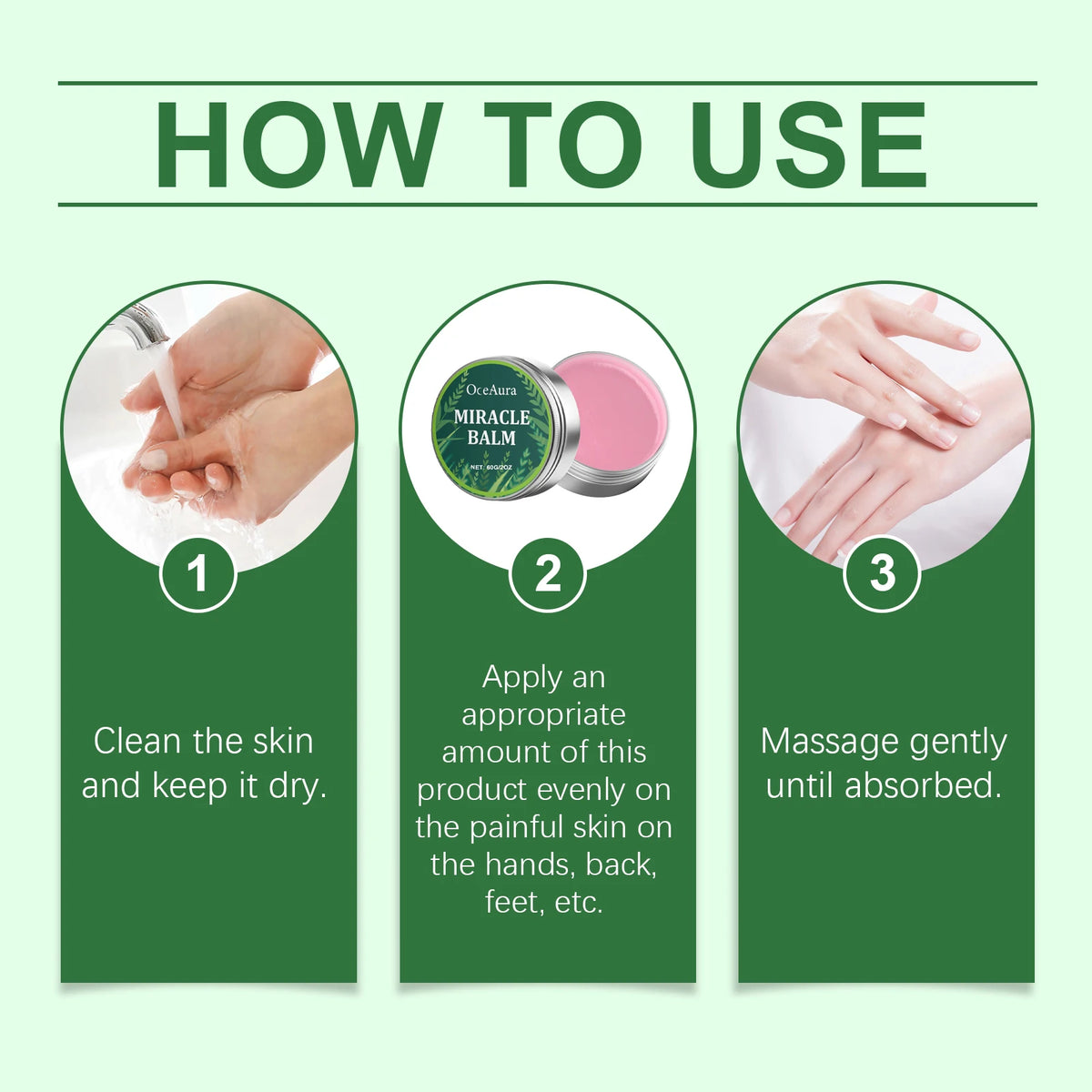 Herbal Joint & Muscle Massage Balm - Soothing Relief Cream for Neck, Back & Knees
