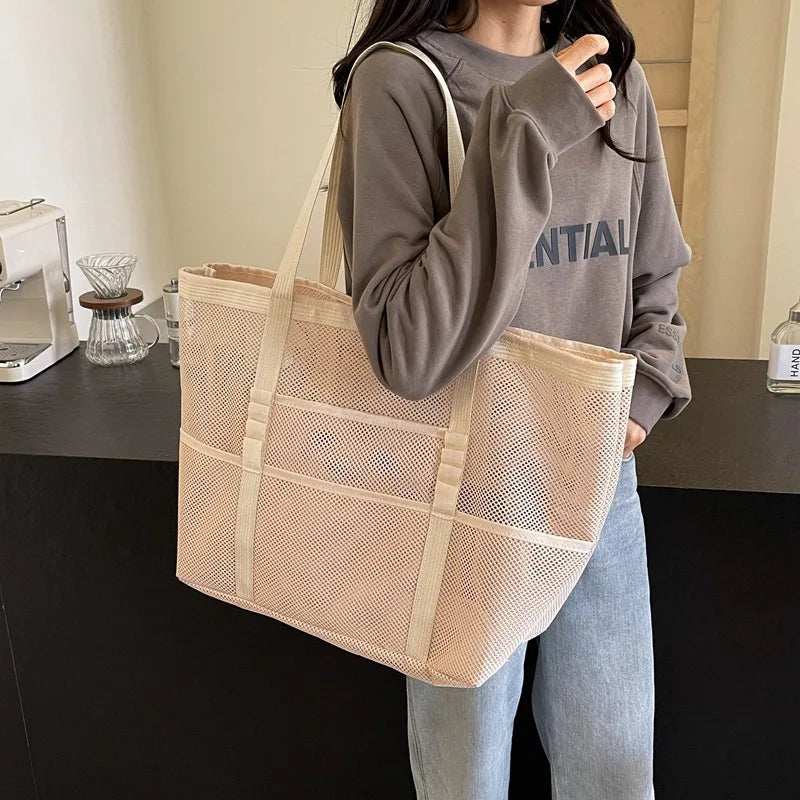 Luxury Hollow Mesh Tote