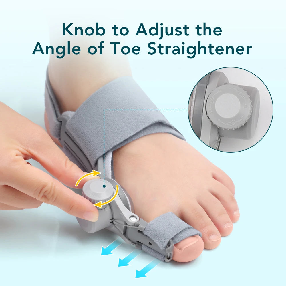 Adjustable Bunion Corrector & Big Toe Straightener for Pain Relief