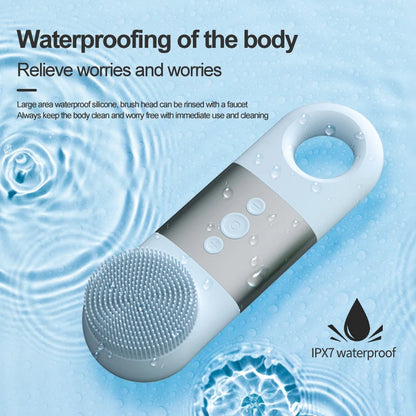 Hot & Cold Sonic Facial Cleansing Brush - Waterproof Silicone Face Massager