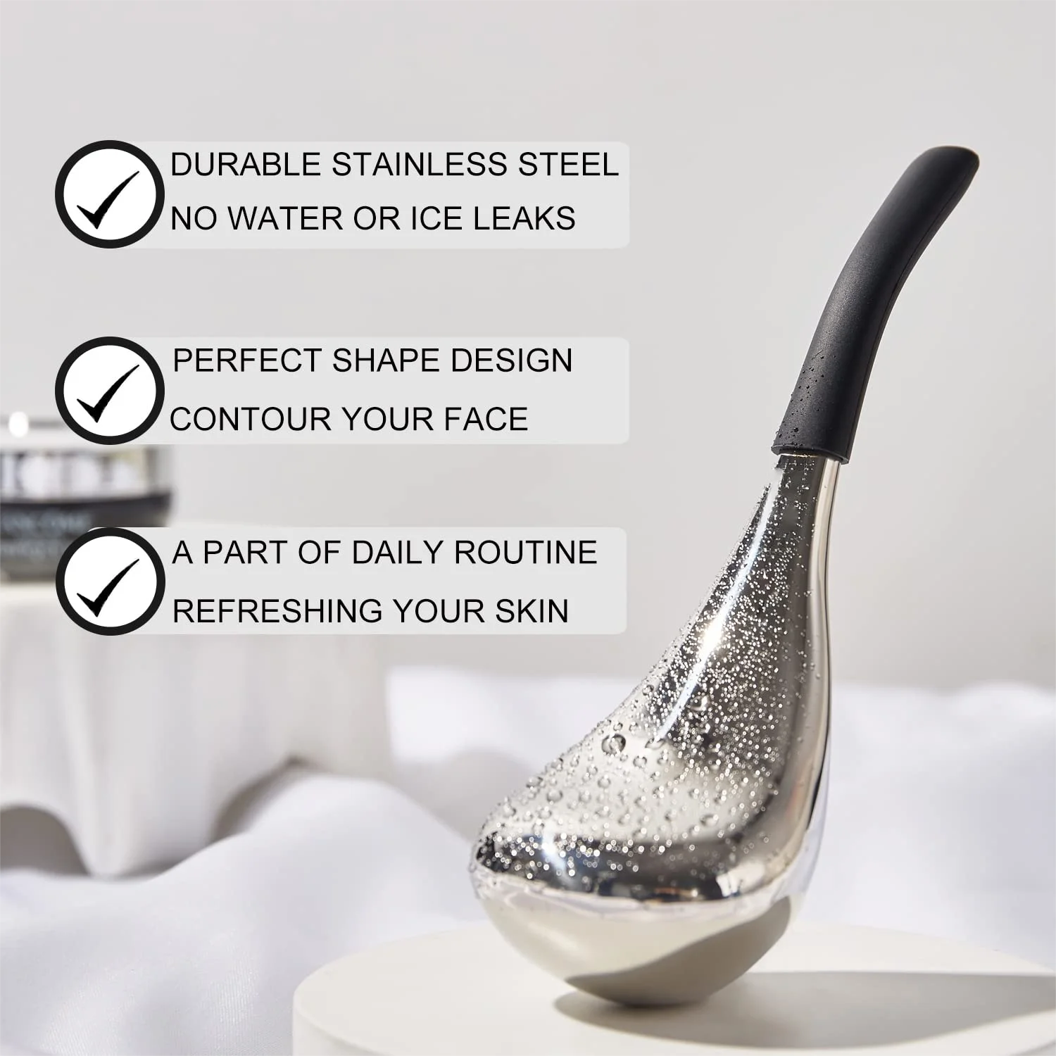Stainless Steel Cryo Sticks for Face - Cooling Facial Massage Globes - 2