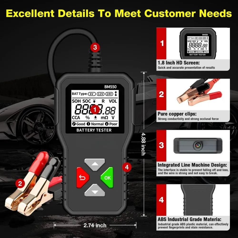 5000A Car Jump Starter with 150PSI Air Compressor & Portable Power Bank - 17