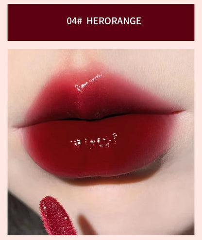 Glass-Like Lip Lacquer - Mirror Shine Hydrating Long-Lasting Lipstick