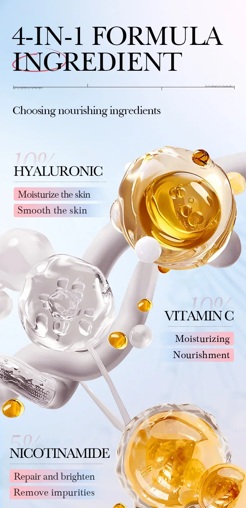 Retinol 4-in-1 Roll-On Eye Cream for Dark Circles & Puffiness Removal