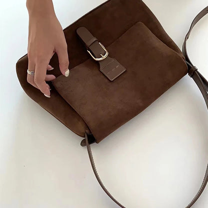 Luxury Matte Leather Tote Bag