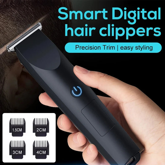 USB Rechargeable Electric Hair Clipper & Beard Trimmer Shaver
