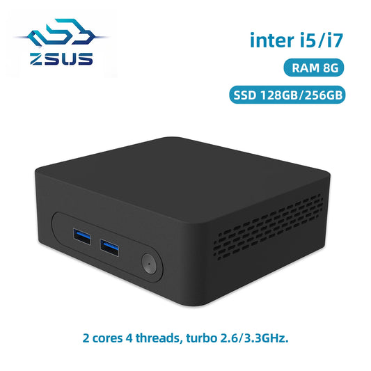 Compact Intel i5 Mini PC - High-Performance Desktop Computer for Home & Office