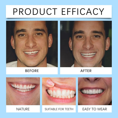Comfortable Silicone Denture Set for Natural Looking Smile and Improved Chewing