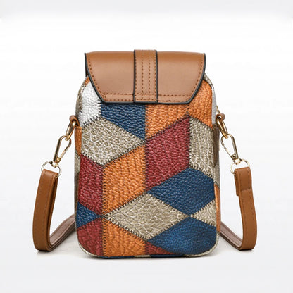 Luxury Stone Pattern Half-Moon Bag