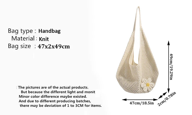Luxury Bohemian Hollow Straw Tote