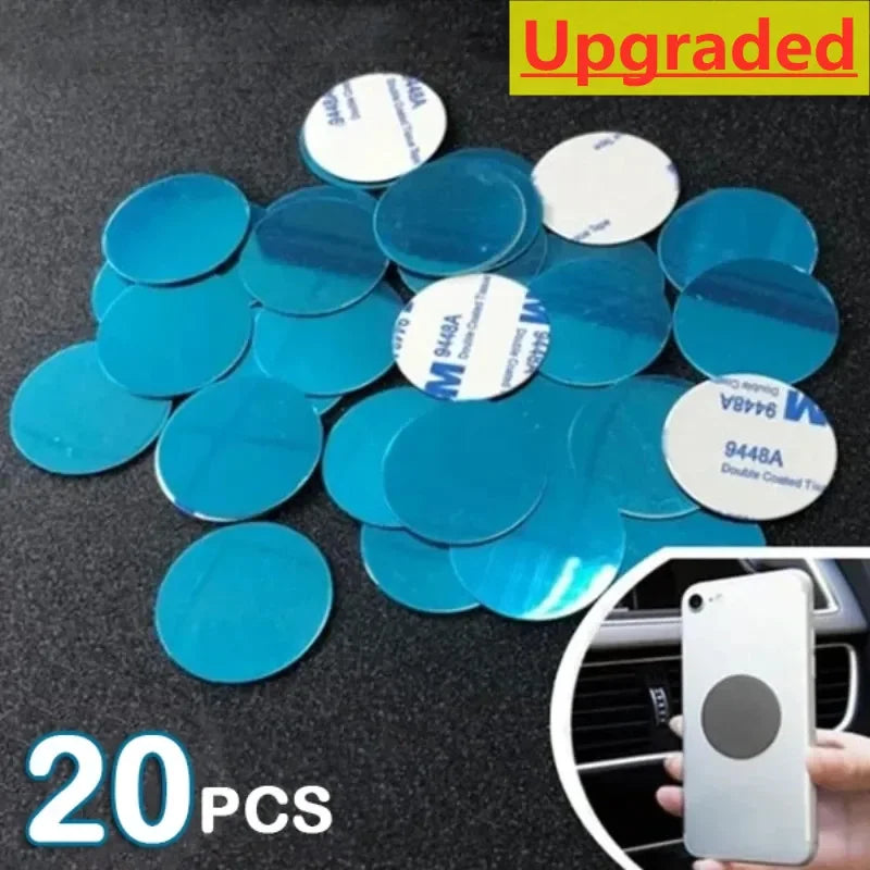 20pcs Universal Metal Plates for Magnetic Phone Car Mount Holder - 1