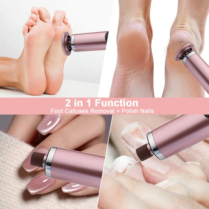 Electric Foot Callus Remover & Rechargeable Pedicure Tool