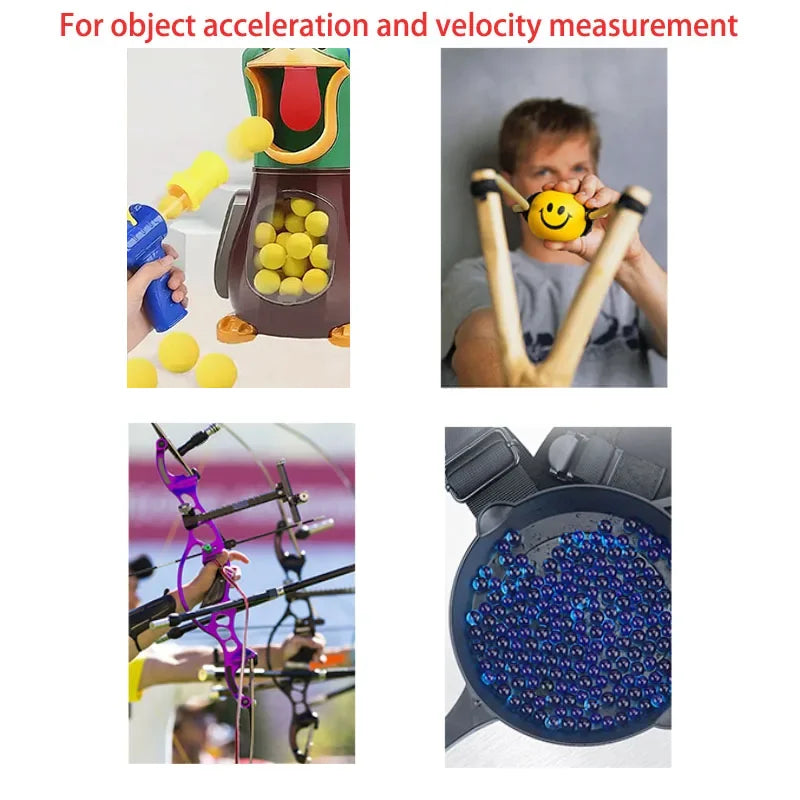 Precision Shooting Chronograph - High-Accuracy Ball Velocity & Energy Meter