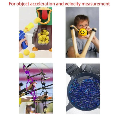 Precision Shooting Chronograph - High-Accuracy Ball Velocity & Energy Meter