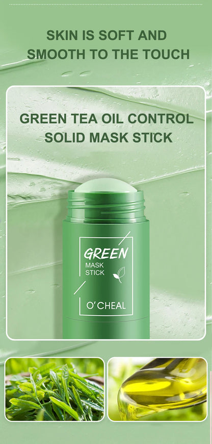 Solid Cleansing Face Mask Stick - Deep Pore Oil Control & Moisturizing