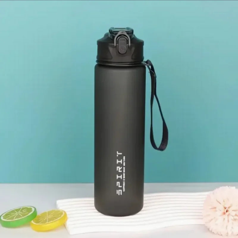 Motivational 750ml Sports Water Bottle with Time Marker & Leak-Proof Straw - 44