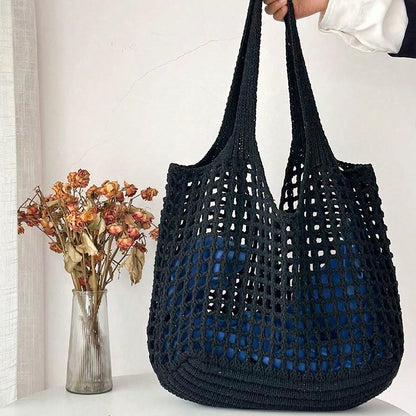 Luxury Crochet Hollow Beach Tote