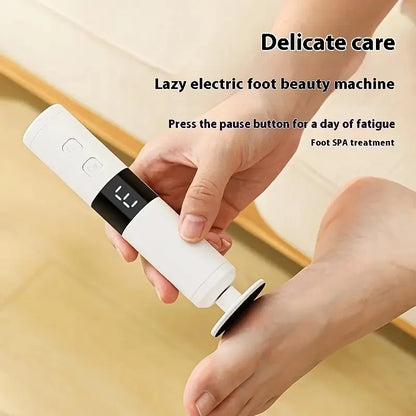 Electric Foot Callus Remover & Nail Polisher Set - 3-Speed Rechargeable Pedicure Tool