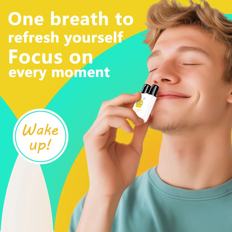 Refreshing Nasal Energy Stick - Instant Cooling Aromatherapy for Alertness & Focus