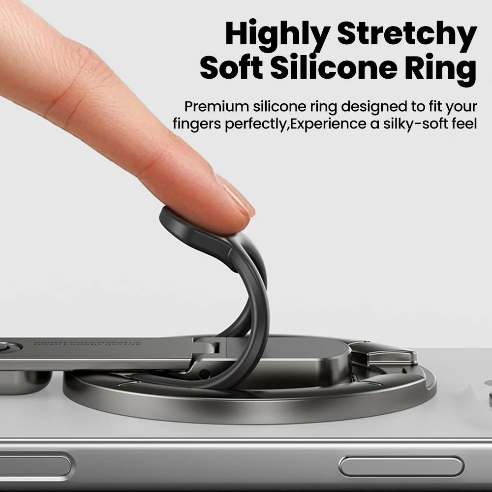 360° Magnetic Phone Stand & Ring Holder for MagSafe iPhones - 6