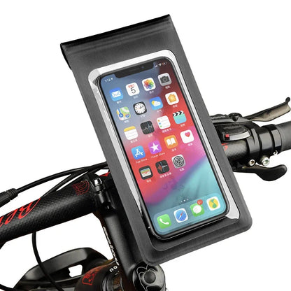 Waterproof 360° Rotating Bike Phone Mount for 6.5-inch Smartphones