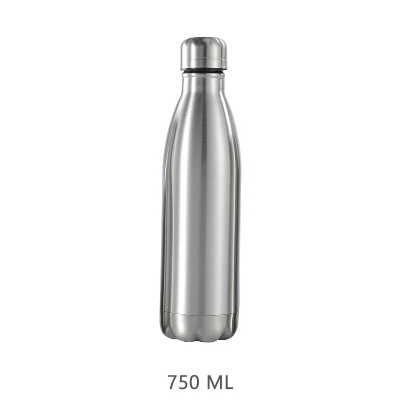 Premium Stainless Steel Reusable Water Bottle - Leak-Proof Sports Flask