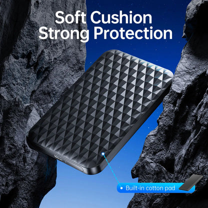 Orico 2.5" USB 3.0 SATA Hard Drive Enclosure - Tool-Free External SSD Case