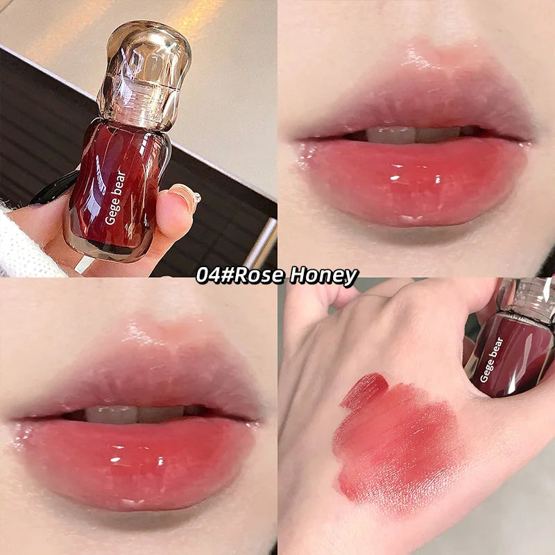 Crystal Gloss Hydrating Lip Tint - Long-Lasting Mirror Finish Plumper - 25