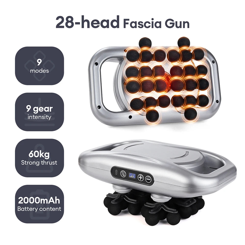 48-Head Deep Tissue Fascia Massager for Full Body Muscle Relief - 52