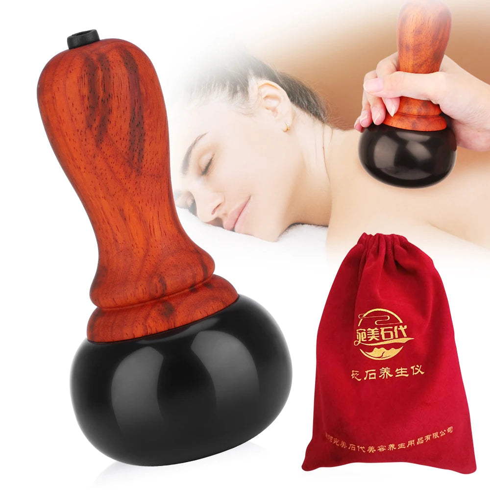 Electric Hot Stone Massager with 5 Heat Levels for Back and Body Pain Relief - 16