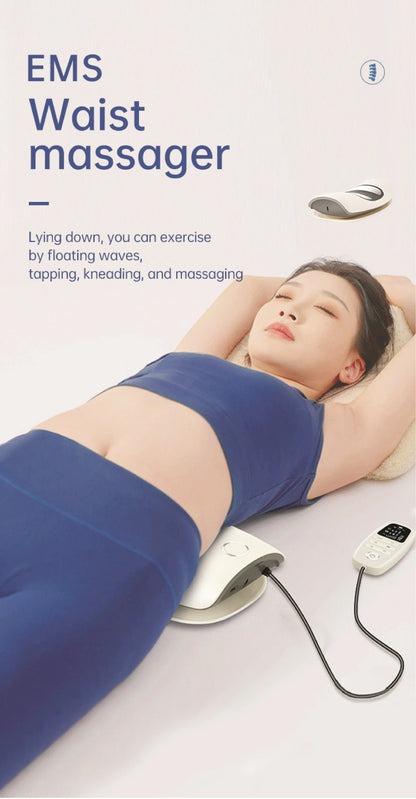 Electric Lumbar Traction Device with Dynamic Airbag Back Stretcher & Massager