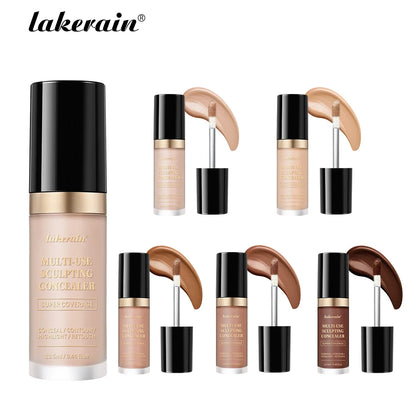 Full Coverage Waterproof Concealer - Matte Liquid Foundation