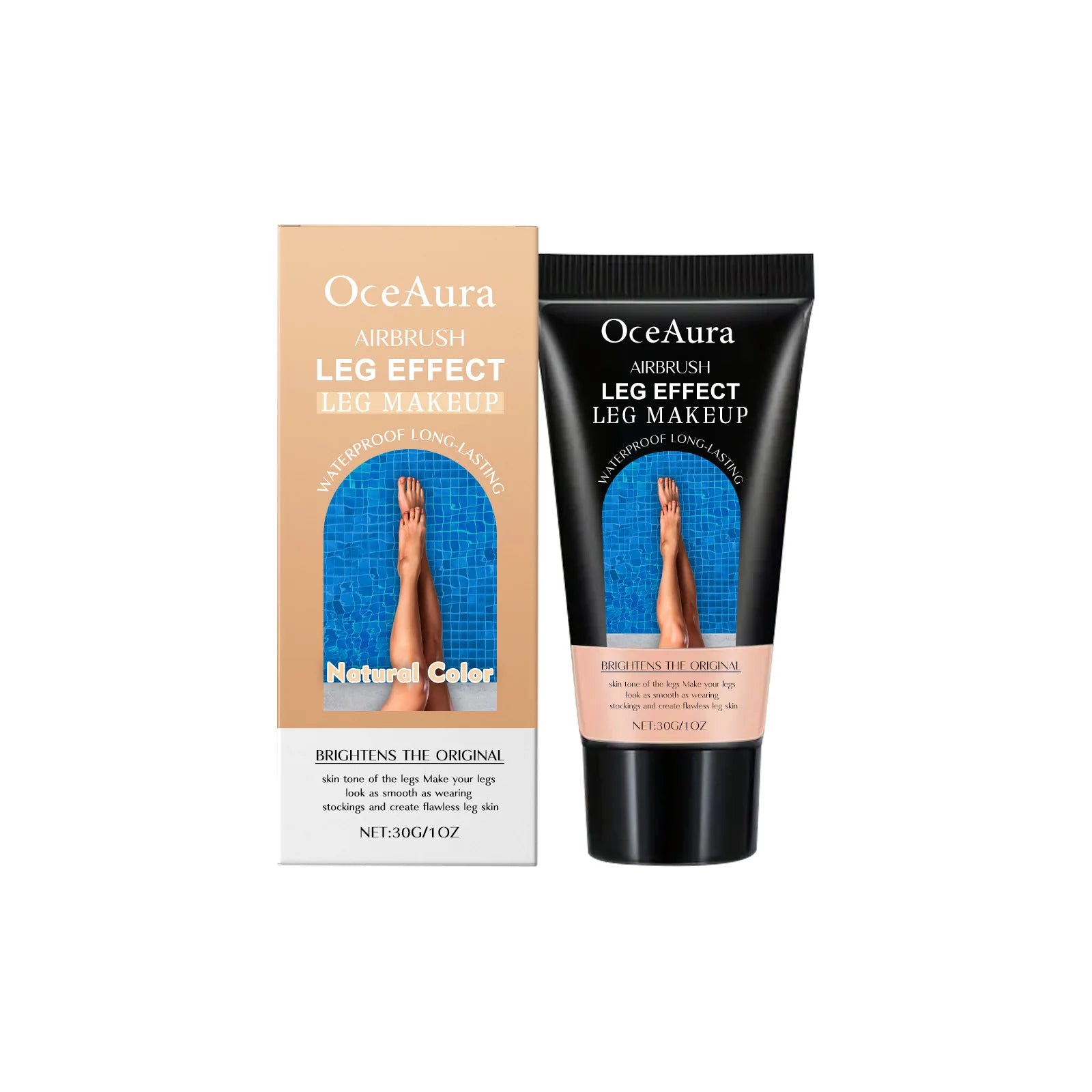 Waterproof Leg Foundation & Body Concealer - Flawless Coverage Cream - 14