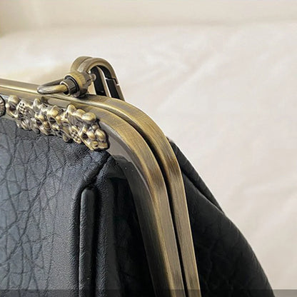 Luxury Vintage Alligator Kiss-Lock Bag