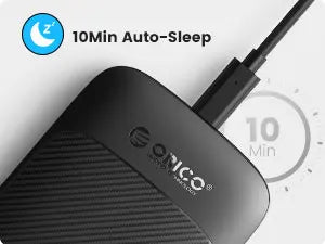 ORICO 2.5" USB 3.1 Type-C HDD/SSD Enclosure - 6Gbps Portable Hard Drive Case
