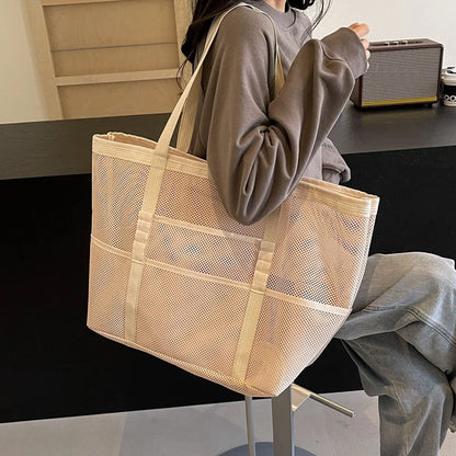 Luxury Hollow Mesh Tote