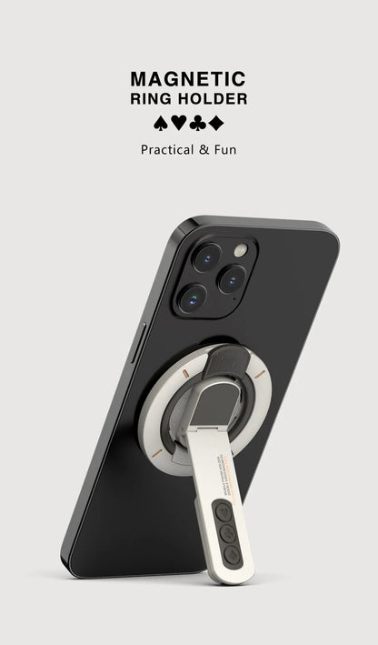 360° Magnetic Phone Stand & Ring Holder for MagSafe iPhones