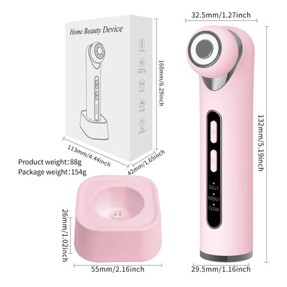 3-in-1 LED Photon Eye & Facial Massager Wand for Anti-Aging and Skin Lifting