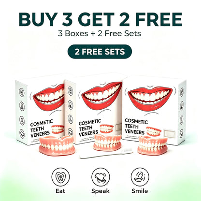 ComfortFit Silicone Denture Set for Natural Smile & Oral Care