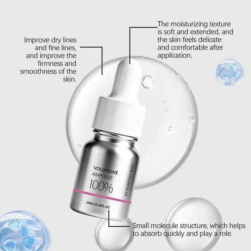 Volufiline 100% Face Serum for Skin Plumping, Hydration and Fine Line Reduction