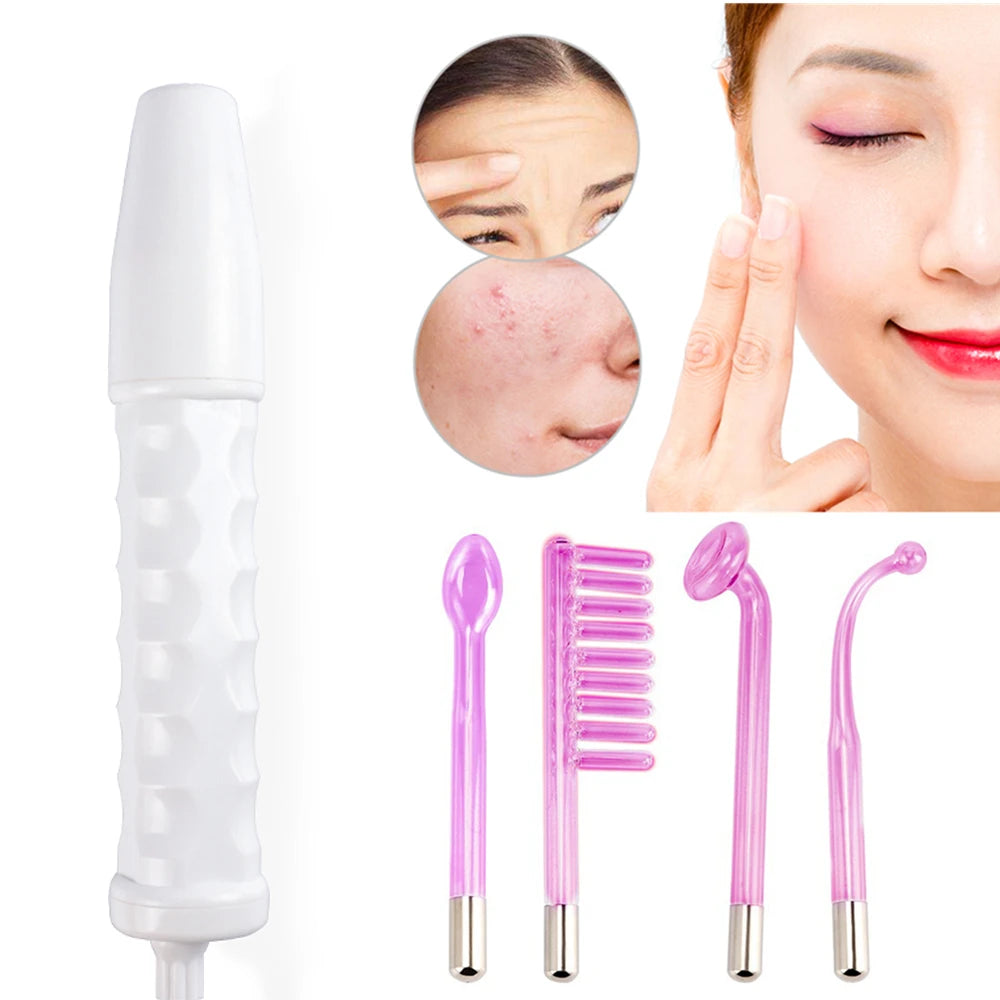4-in-1 High Frequency Facial Therapy Wand for Acne - 1