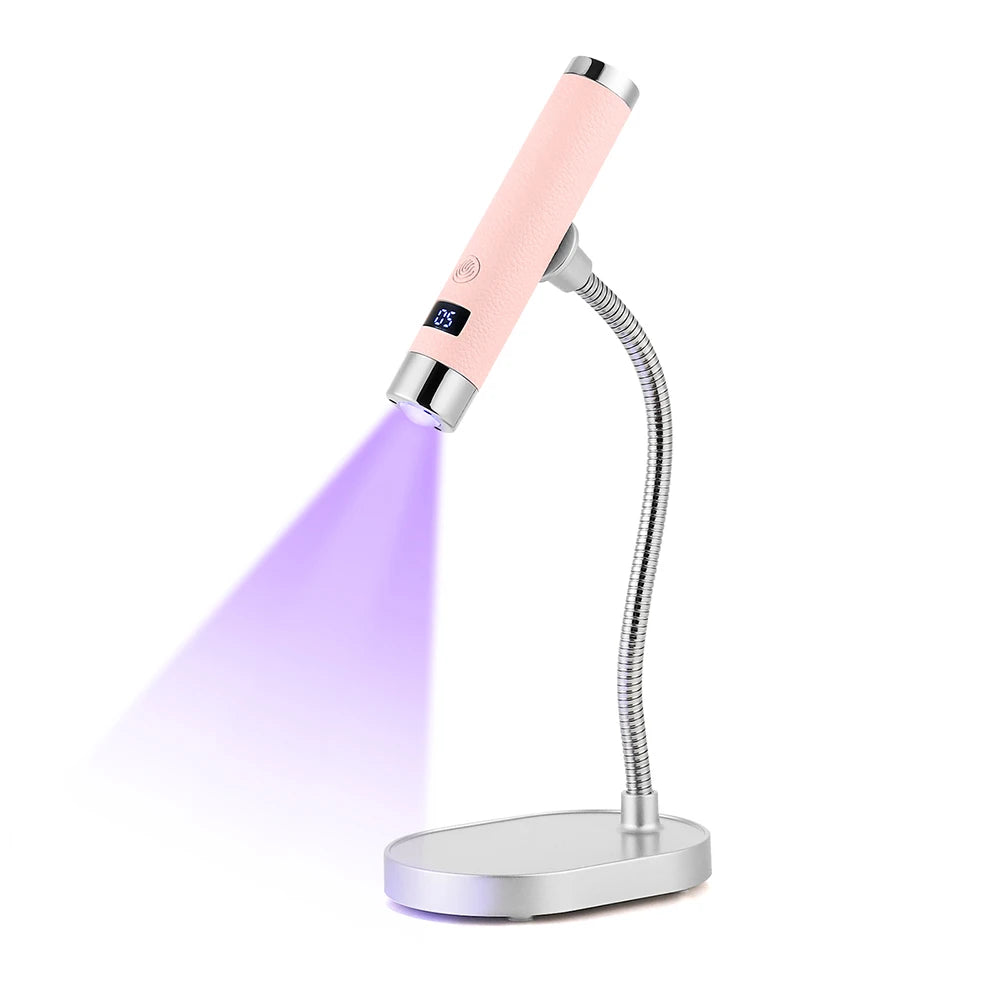 2-in-1 Auto-Sensing UV LED Nail Lamp & Handheld Dryer - 22