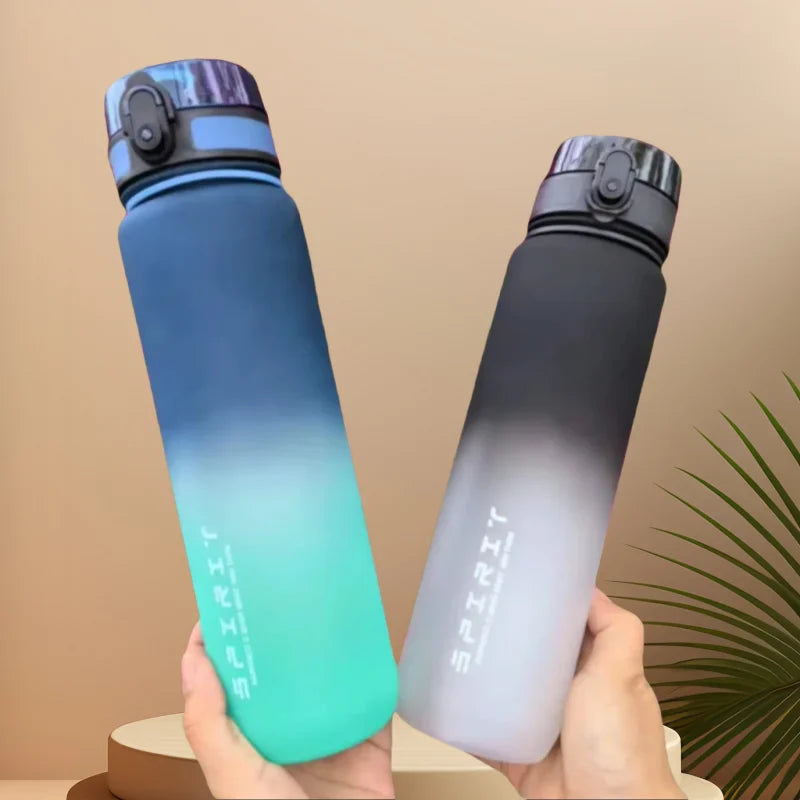 Motivational Sports Water Bottle - Leak-Proof BPA-Free Gym Jug 500-1000ml - 7
