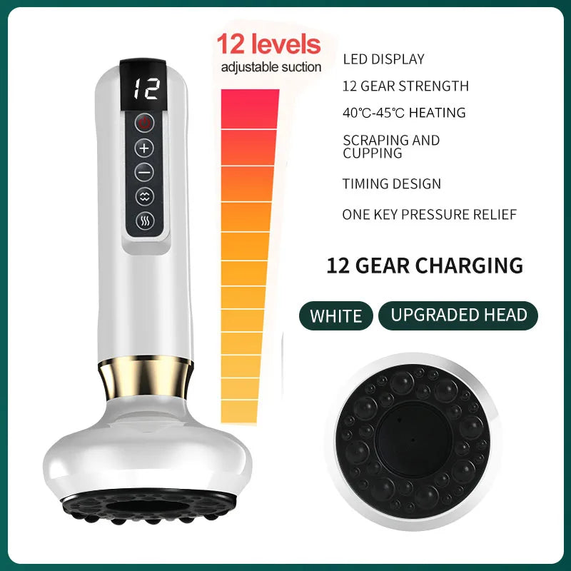 Electric Cupping Massager - Smart Vacuum Gua Sha Therapy