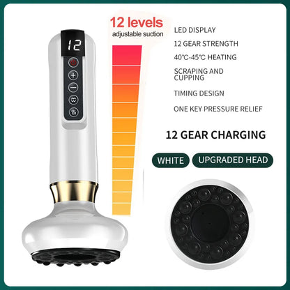 Electric Cupping Massager - Smart Vacuum Gua Sha Therapy