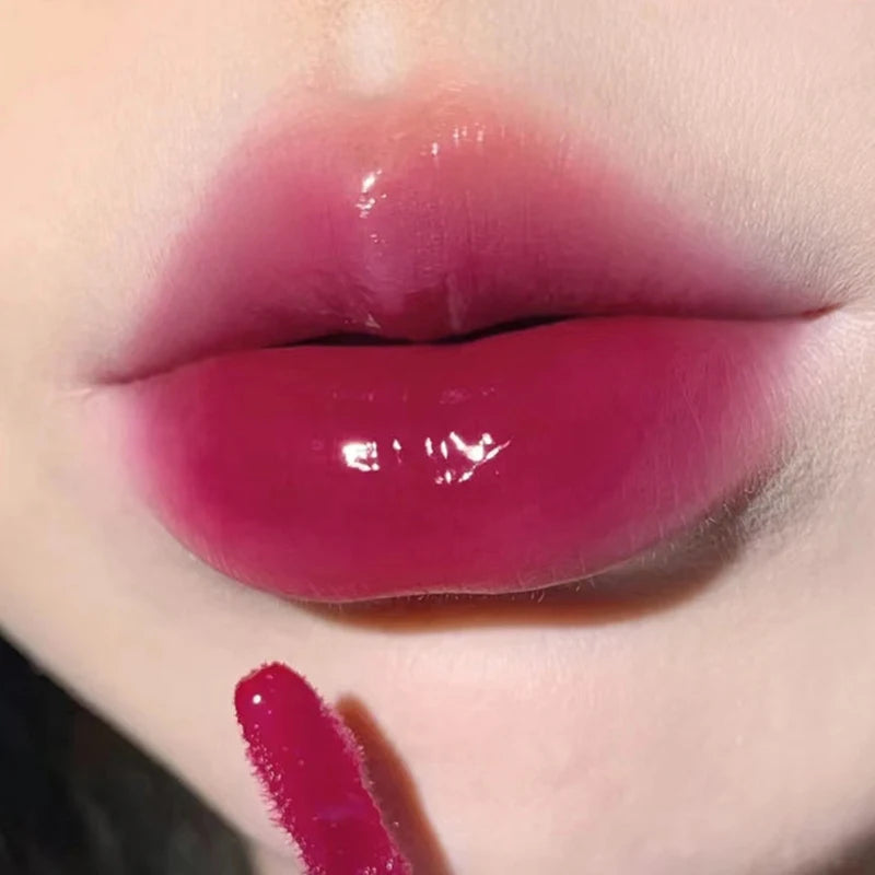 Glass-Like Lip Lacquer - Mirror Shine Hydrating Long-Lasting Lipstick - 30