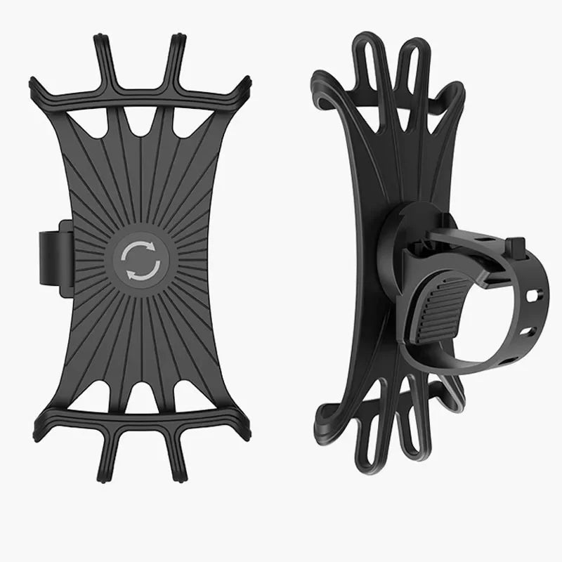 Universal Bike Phone Mount - Secure Anti-Shake Handlebar Smartphone Holder